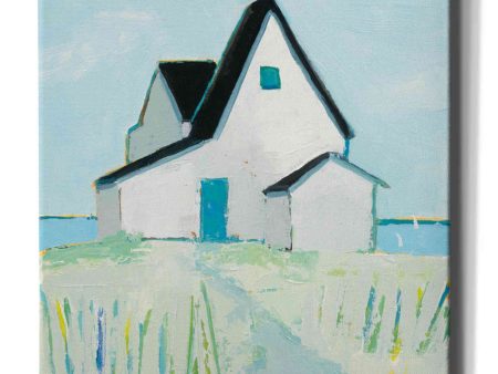 Cottage by the Sea  by Phyllis Adams, Canvas Wall Art Cheap