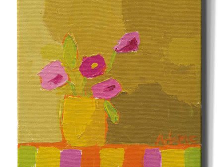 Yellow Vase  by Phyllis Adams, Canvas Wall Art Cheap