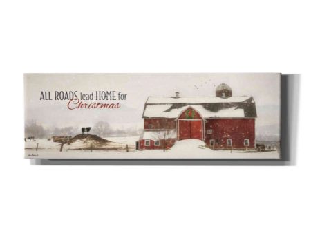 All Roads Lead Home for Christmas  by Lori Deiter, Canvas Wall Art For Discount