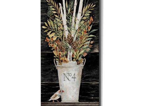 No. 4 Fall Flowers and Birch 1  by Cindy Jacobs, Canvas Wall Art For Discount