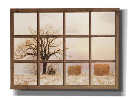 View of Winter Fields  by Lori Deiter, Canvas Wall Art Online Hot Sale