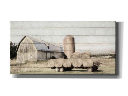 Wagon of Hay  by Lori Deiter, Canvas Wall Art Online Hot Sale