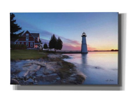 Dusk at Rock Island  by Lori Deiter, Canvas Wall Art Fashion