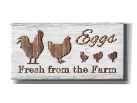 Farm Fresh Eggs  by Lori Deiter, Canvas Wall Art Online Sale