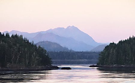 LD3271 - Daybreak at the Inside Passage - 18x9 For Cheap