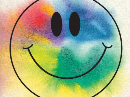 YND435 - Tie Dyed Smiley Face - 12x12 Sale