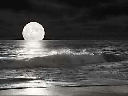 LD3267 - Dewey Beach by Moonlight - 18x12 Supply