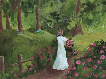 AH177 - The Flower Girl - 16x12 For Cheap