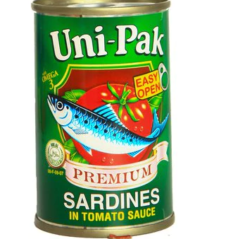 Unipack Sardines In Tomato Sauce 425g distributed by Sunrise Sale