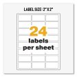 Ultraduty Ghs Chemical Waterproof And Uv Resistant Labels, 1 X 2.5, White, 24 sheet, 25 Sheets pack Supply