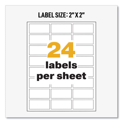 Ultraduty Ghs Chemical Waterproof And Uv Resistant Labels, 1 X 2.5, White, 24 sheet, 25 Sheets pack Supply