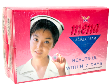 Mena Face Cream Pink 3g, (12pcs) distributed by Sunrise Online Sale