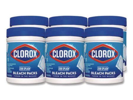 Zero Splash Bleach Packs, Regular, 12 Packs canister, 6 Canisters carton Online