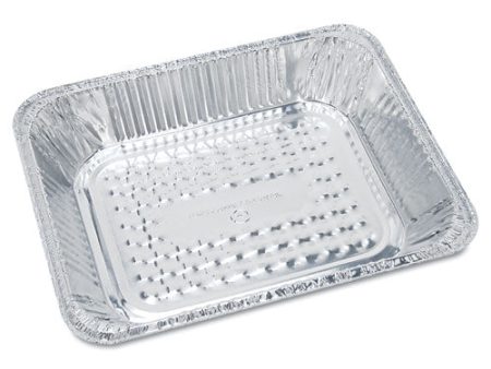 Aluminum Oblong Container, 1 Lb, 4.56 X 5.56 X 1.63, Silver, 1,000 carton Discount