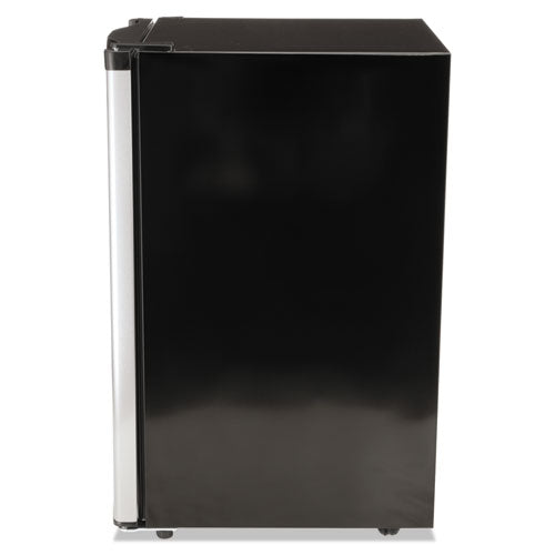 4.4 Cf Refrigerator, 19 1 2 w X 22 d X 33 h, Black stainless Steel Hot on Sale