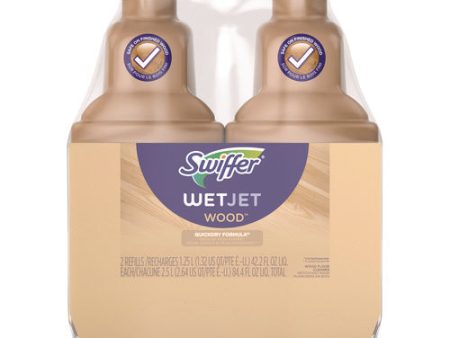 Wetjet System Wood Cleaning Solution Refill, Woodsy Scent, 42.2 Oz Bottle, 2 pack Online now