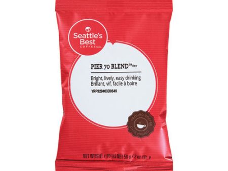 Premeasured Coffee Packs, Pier 70 Blend, 2.1 Oz Packet, 72 box Fashion