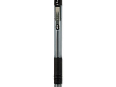 Z-grip Ballpoint Pen, Retractable, Medium 1 Mm, Black Ink, Clear black Barrel, 24 pack Sale