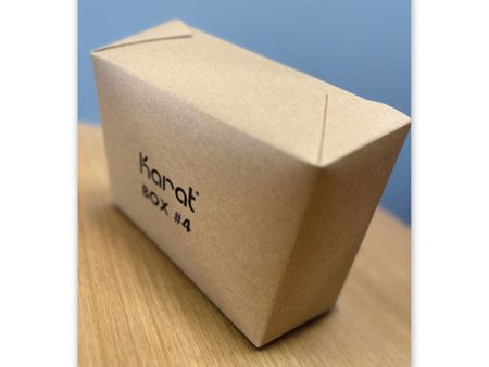 Reclosable Kraft Take-out Box, 110 Oz, Brown, Paper, 160 carton Online Sale