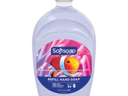 Liquid Hand Soap Refill, Fresh Scent, 50 Oz, 6 carton Supply