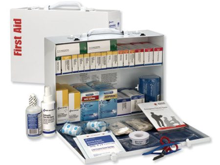 Industrial First Aid Kit For 75 People, 446 Pieces, Metal Case Online Hot Sale