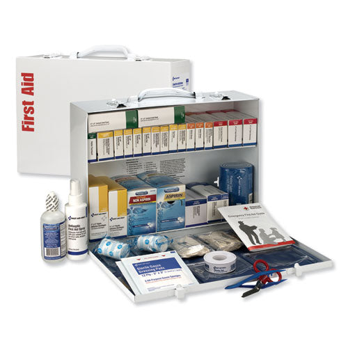 Industrial First Aid Kit For 75 People, 446 Pieces, Metal Case Online Hot Sale