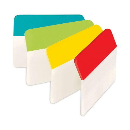 2  Plain Solid Color Angled Tabs, 1 5-cut, Assorted Colors, 2  Wide, 24 pack For Cheap