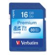 16gb Premium Sdhc Memory Card, Uhs-i V10 U1 Class 10, Up To 80mb s Read Speed Hot on Sale