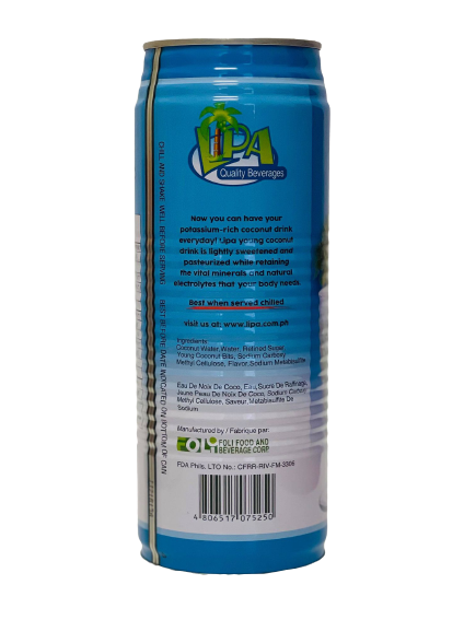 Lipa Young Coconut 520ml distributed by Sunrise Discount