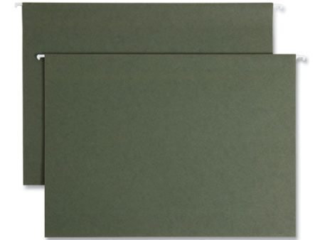 Box Bottom Hanging File Folders, 3  Capacity, Legal Size, Standard Green, 25 box Fashion