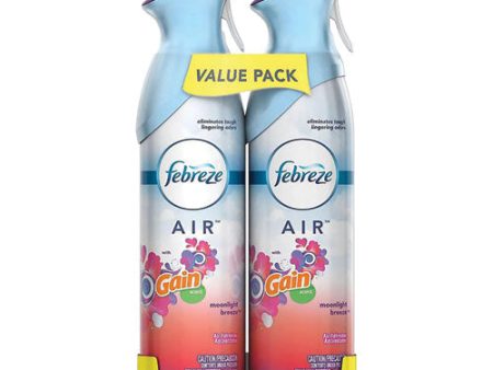 Air, Gain Moonlight Breeze, 8.8 Oz Aerosol Spray, 2 pack Online