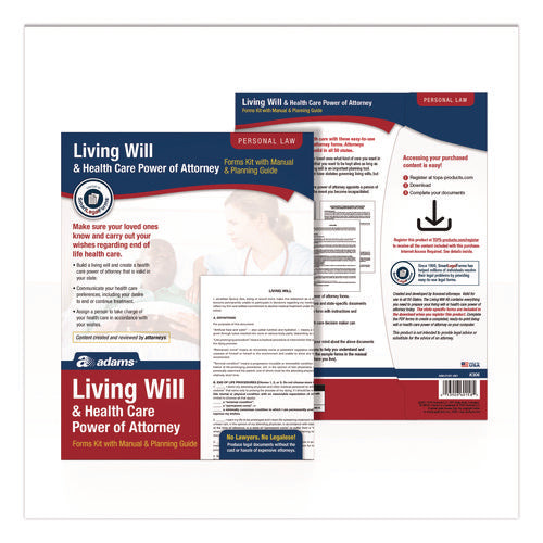 Living Will And Healthcare Poa Form Kit With Instructions And Digital Download, 8.5 X 11, Unlimited Number Of Forms For Cheap