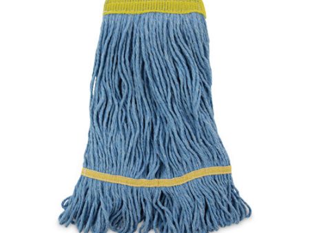 Super Loop Wet Mop Head, Cotton synthetic Fiber, 5  Headband, Small Size, Blue, 12 carton Fashion