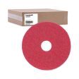 Buffing Floor Pads, 15  Diameter, Red, 5 carton For Sale