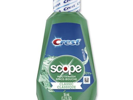 + Scope Rinse, Classic Mint, 36 Ml Bottle, 180 carton Supply