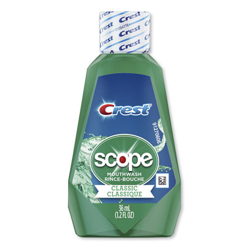 + Scope Rinse, Classic Mint, 36 Ml Bottle, 180 carton Supply