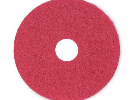 Buffing Floor Pads, 15  Diameter, Red, 5 carton For Sale