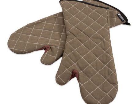 Bestguard Oven Mitt, 17 , Webguard Plus Fabric, Tan, Pair Fashion