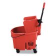 Wavebrake 2.0 Bucket wringer Combos, Side-press, 35 Qt, Plastic, Red For Discount