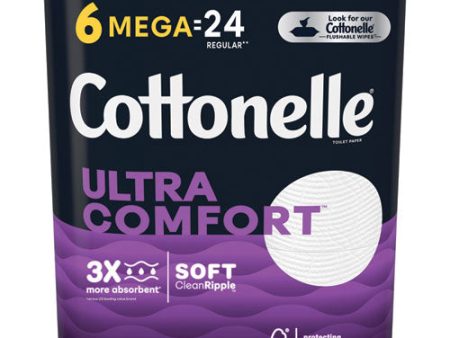 Ultra Comfortcare Toilet Paper, Soft Tissue, Mega Rolls, Septic Safe, 2-ply, White, 284 roll, 6 Rolls pack, 36 Rolls carton Fashion