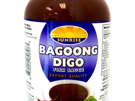 Sunrise Bagoong Digo 32oz distributed by Sunrise Supply