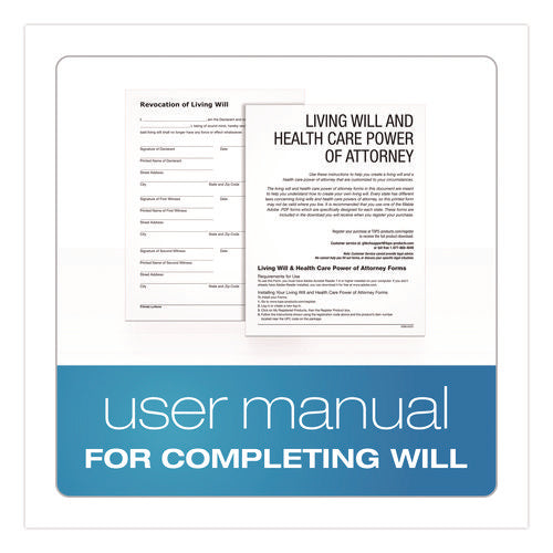 Living Will And Healthcare Poa Form Kit With Instructions And Digital Download, 8.5 X 11, Unlimited Number Of Forms For Cheap