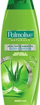 Palmolive Naturals Healthy and Smooth Shampoo and Conditioner distributed by Sunrise Discount