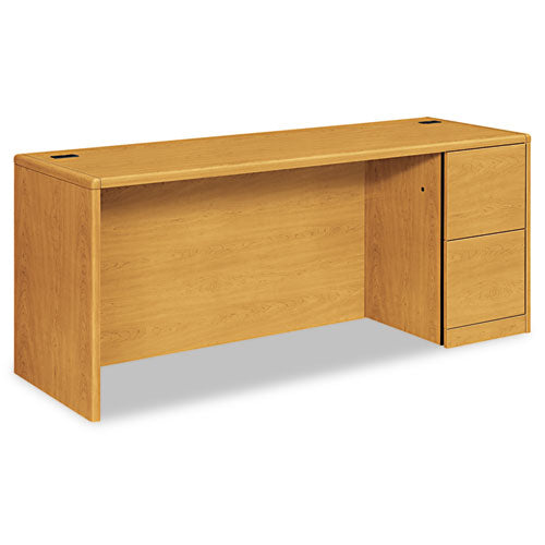 10700 Series Right Pedestal Credenza, 72w X 24d X 29.5h, Harvest For Cheap