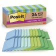 100% Recycled Paper Super Sticky Notes, 3  X 3 , Oasis, 70 Sheets pad, 24 Pads pack Supply