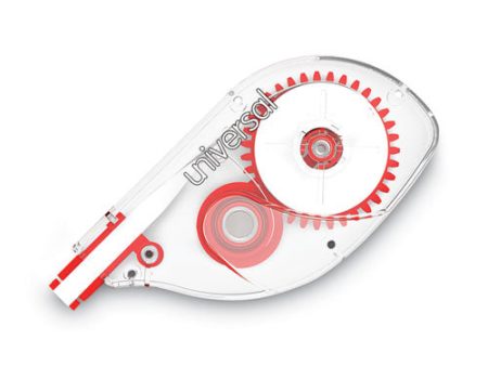 Side-application Correction Tape, Transparent Red Applicator, 0.2  X 393 , 6 pack Online now