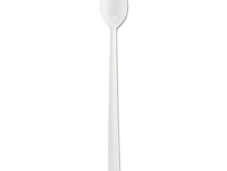 Bonus Polypropylene Utensils, Soda Spoon, Plastic, 8 , White, 1,000 carton Cheap