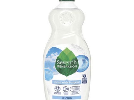 Natural Dishwashing Liquid, Free And Clear, 19 Oz Bottle, 6 carton For Sale