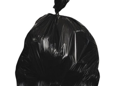 High-density Waste Can Liners, 60 Gal, 17 Mic, 38  X 60 , Black, 200 carton Hot on Sale