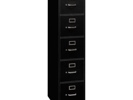 310 Series Vertical File, 5 Legal-size File Drawers, Black, 18.25  X 26.5  X 60  Online now